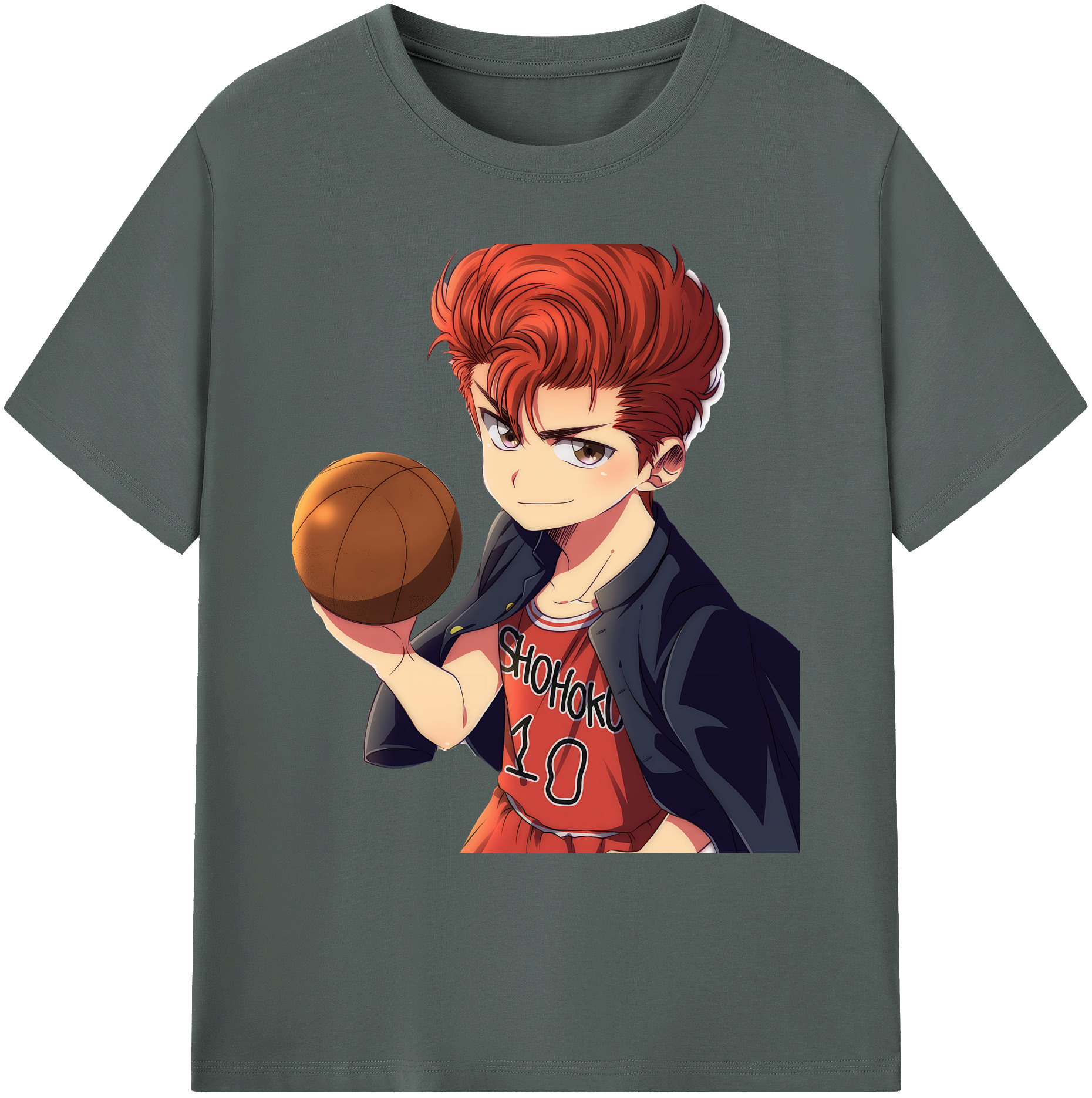 （画像用） SLAM DUNK／スラムダンク 綿100％ メンズ半袖Tシャツ｜肌触りやわらか＆通気性